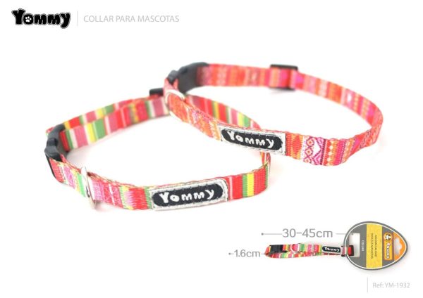 Collar arco iris 1.6x30-45 cm - Accesorios para mascotas