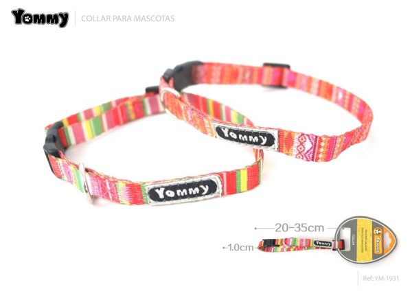 Collar de arcoíris 1.0*20-35 cm - Accesorios para mascotas