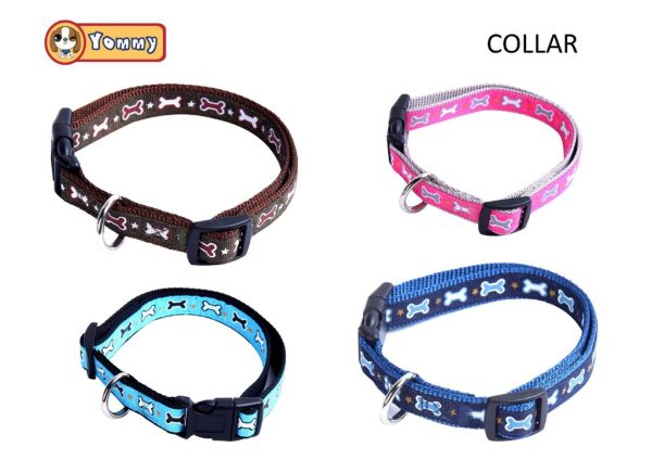Collar de hueso 2.5x51 cm - Accesorios de nylon para mascotas