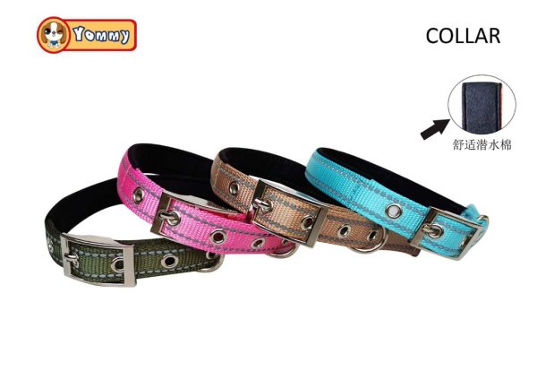 Collar neopreno reflectante 2.5*60cm - Accesorios para mascotas