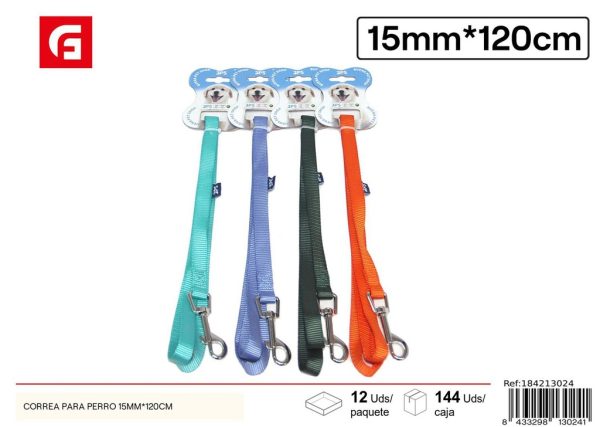Correa para perro 15mm*120cm - Accesorios para mascotas