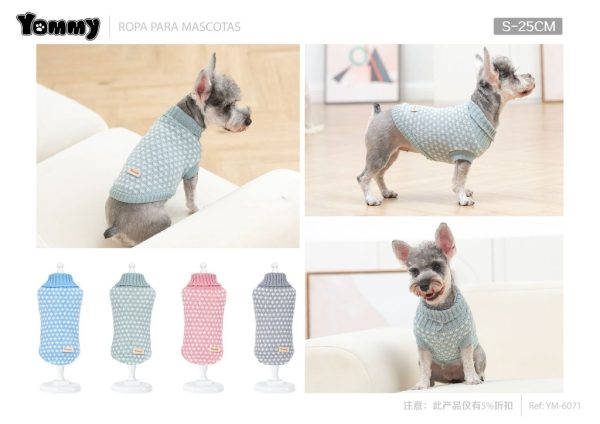 Jersey para mascotas talla S 25 cm - Ropa para mascotas