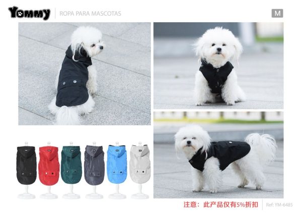 Ropa impermeable para perros M - Chubasquero para mascotas