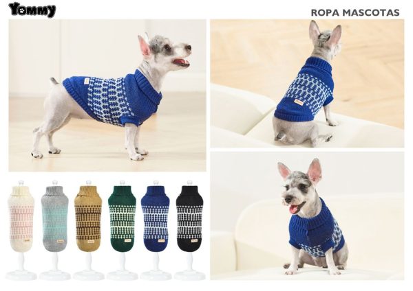 Ropa para mascotas - Jersey estampado para perros XL 40cm - Imagen 2