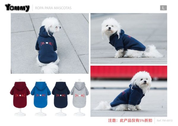 Sudadera con capucha estampada para mascotas tamaño L - Ropa para mascotas - Imagen 2