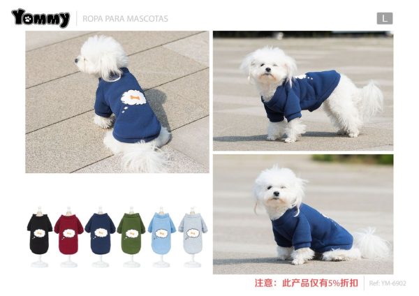 Sudadera impresa para mascotas L - Ropa para mascotas - Imagen 2