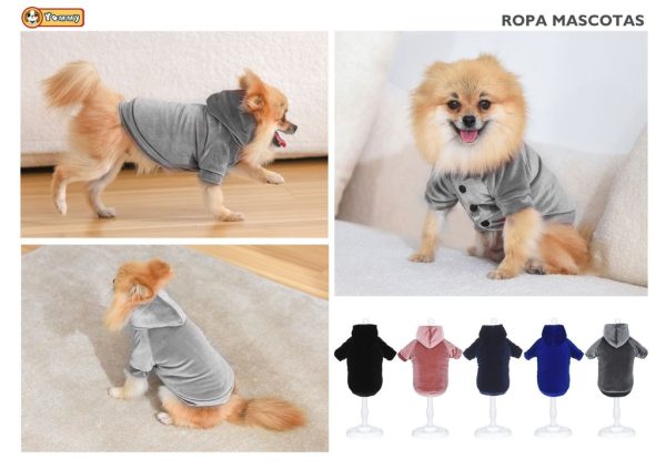 Sudadera para perro con algodón 3 capas - Artículos para mascotas