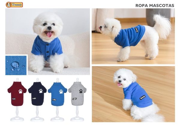Sudadera para perro con cuello alto 3XL - Ropa para mascotas