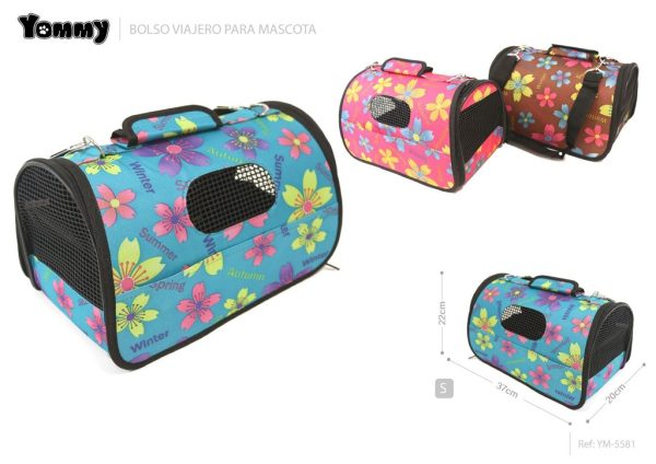 Bolso de viaje para mascotas S:37x22x20 cm