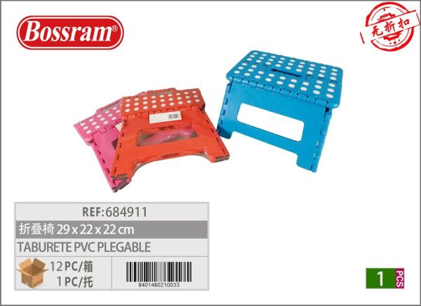 Taburete plegable PVC - Muebles para el hogar