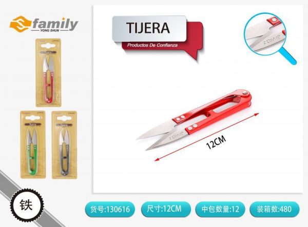 Tijeras para tejido de colores - Accesorios de costura