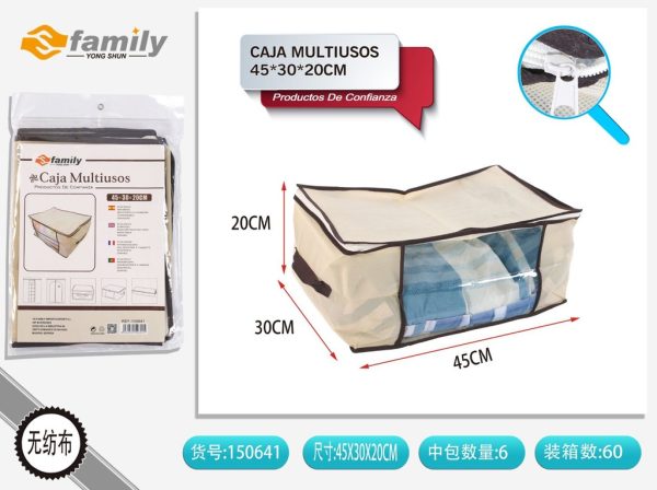 Caja multiusos de tela no tejida 45*30*20 cm - Organización del hogar