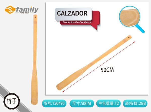 Calzador de bambú - Accesorios para calzado