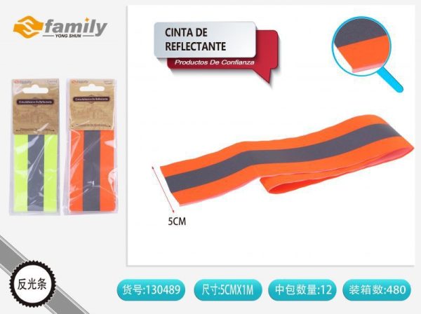 Cinta adhesiva reflectante 5.0cm x 1m - Cintas y lazos