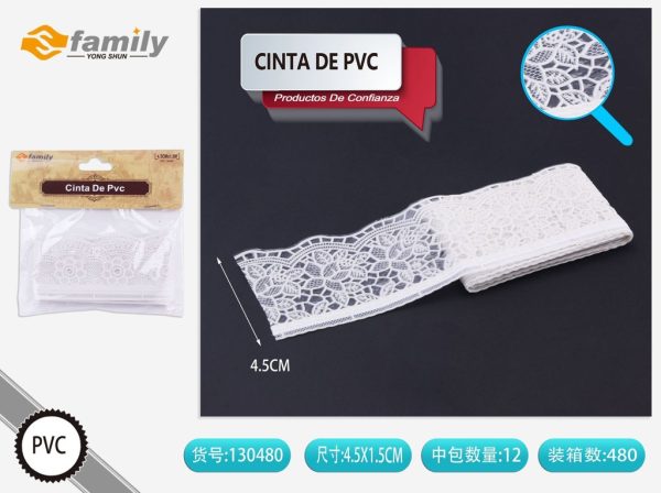Cinta de PVC beige 4.5x1.5m - Cinta decorativa y manualidades