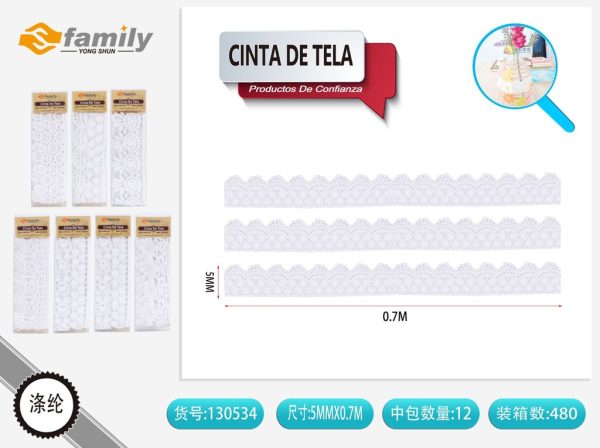 Cinta de Tela 5.0CM*0.7M - Cinta decorativa de tela