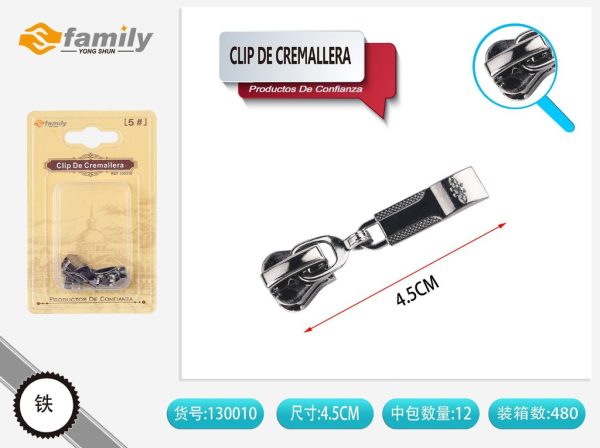 Clip de cremallera tamaño 5 - Accesorios de costura