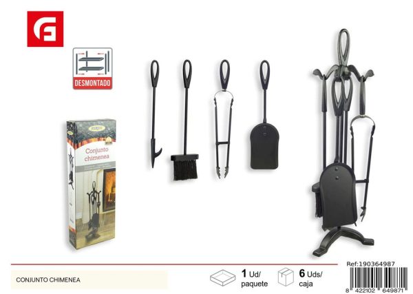 Conjunto para chimenea - Accesorios de chimenea - Imagen 2