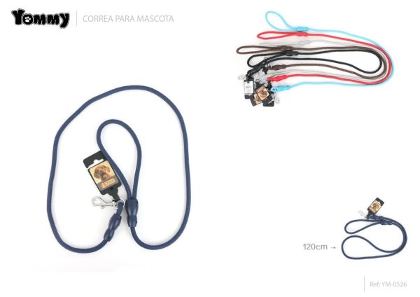 Correa para mascotas de nylon 0.8*120 cm - Accesorios para pasear mascotas