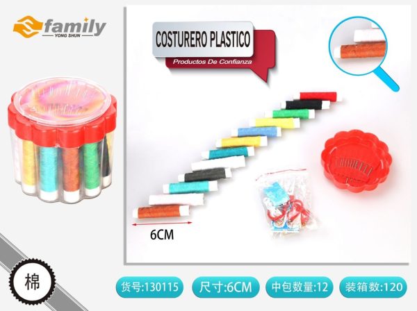 Costurero plástico - Accesorios de costura y organización