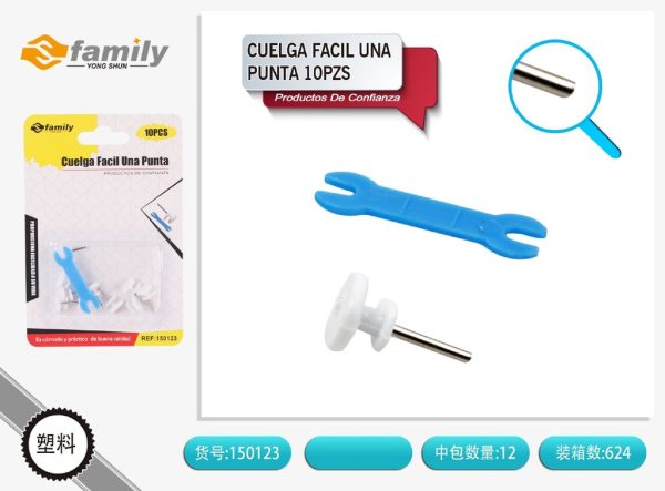 Cuelga fácil 10 piezas para marco blanco - Accesorios de colgar