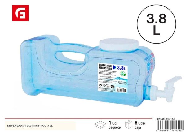 Dispensador de bebidas frío 3.8L - Utensilios de cocina y bebidas