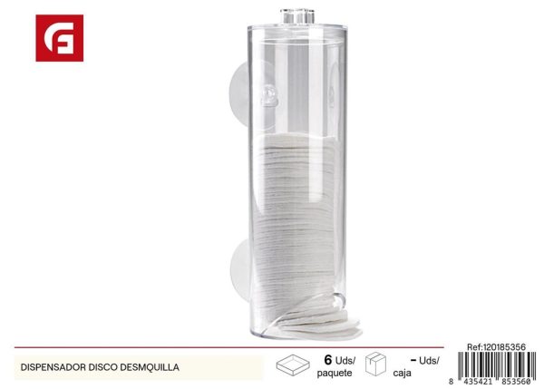 Dispensador de discos desmaquillantes - Organizador de maquillaje