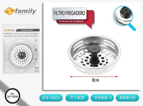 Filtro fregadero 8 cm - Accesorios de cocina