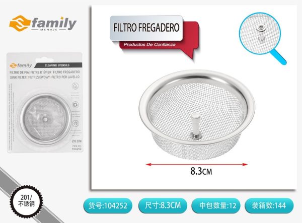 Filtro fregadero de red alta 8 cm - Accesorios de cocina