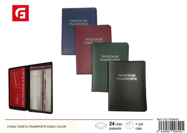 Funda tarjeta doble color - Material de oficina