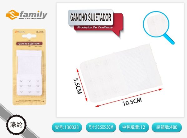 Gancho sujetador blanco - Accesorios de lencería