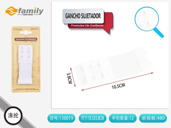 Gancho sujetador de sujetador (blanco) - Accesorios de lencería