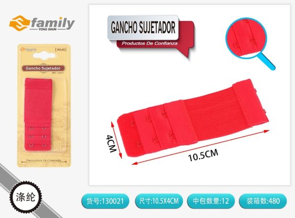 Gancho sujetador de sujetador (rojo) - Accesorios de lencería
