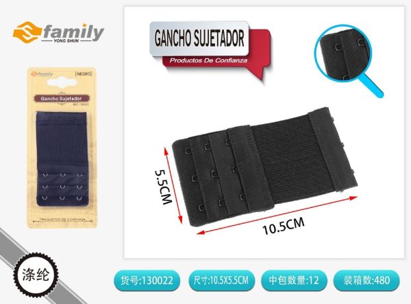 Gancho sujetador negro - Accesorios de lencería