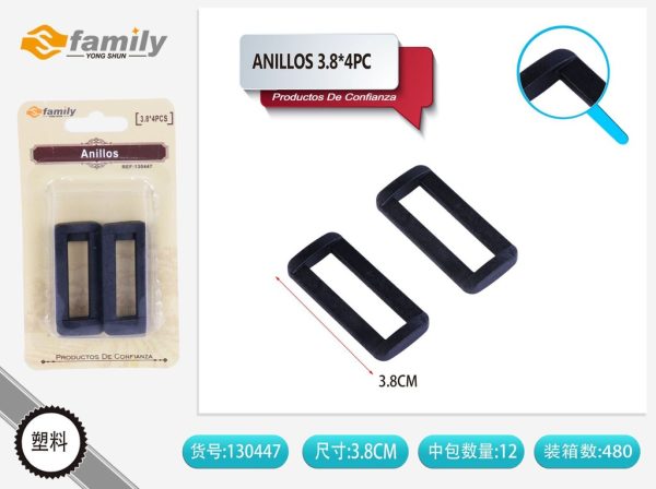 Hebilla 3.8*4 pcs - Accesorio para costura