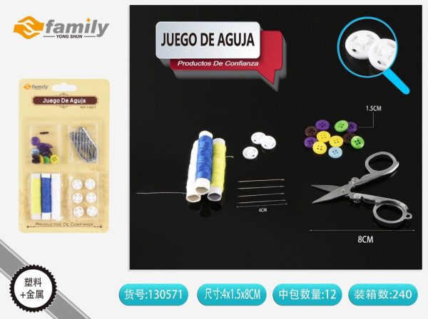 Juego de agujas (4 unidades) - Accesorios de costura