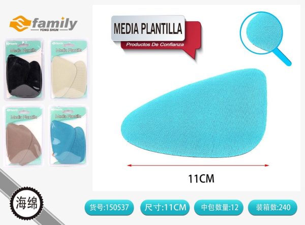 Media plantilla de esponja grande - Plantillas y confort para zapatos