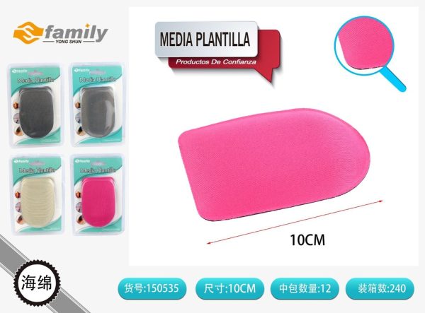 Media plantilla de esponja tamaño grande - Plantillas y accesorios para calzado