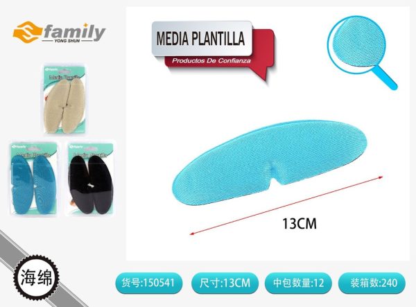 Media plantilla posterior de esponja - Accesorios para calzado