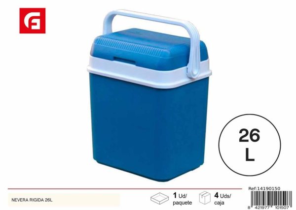 Nevera rígida 26L - Contenedores refrigerantes de verano