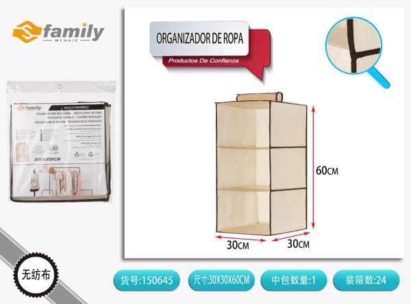 Organizador de ropa 30*30*60CM - Almacenamiento para el hogar