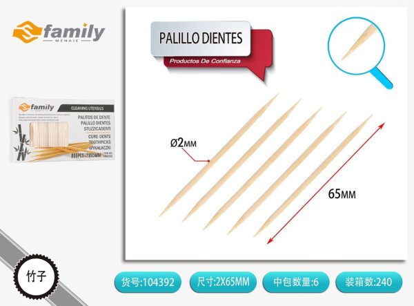 Palillo de dientes 800 unidades - Utensilios de cocina