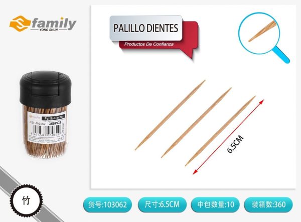 Palos de dientes 350PCS carbonizados 1.8 - Utensilios de cocina