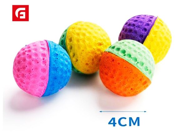 Pelota de dos colores de juguete para mascotas - Juguetes y entretenimiento para perros