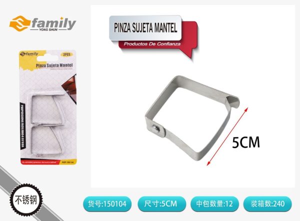 Pinza sujeta mantel 2 pcs - Accesorios para la mesa