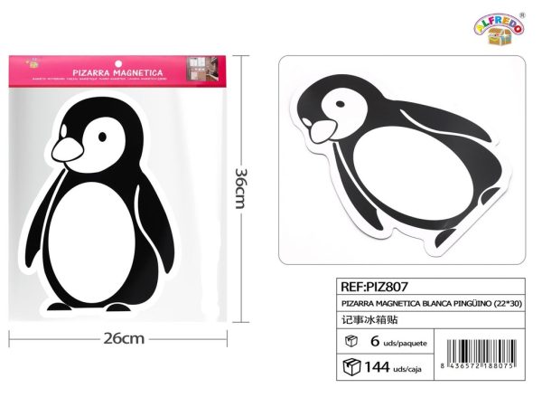 Pizarra magnética blanca pingüino 22X30CM - Papelería