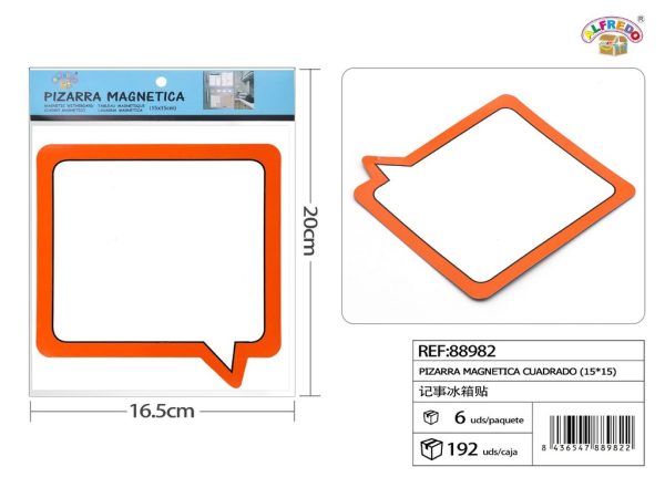 Pizarra magnética cuadrada 15x15cm - Herramientas de oficina