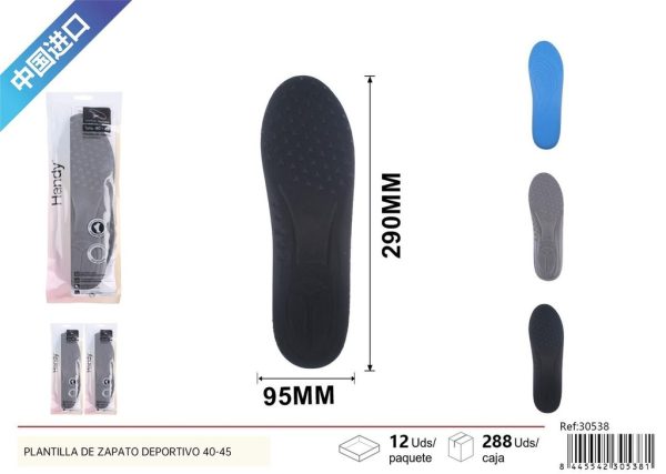 Plantilla de zapato deportivo 40-45 - Accesorios de calzado - Imagen 2