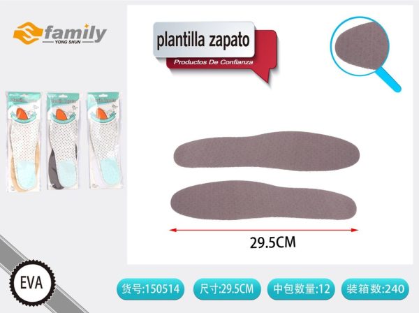 Plantilla zapato elevadora de EVA talla 36-45 - Accesorios de calzado