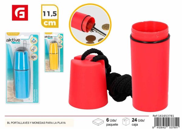 Portallaves y monedas para la playa - Accesorios impermeables
